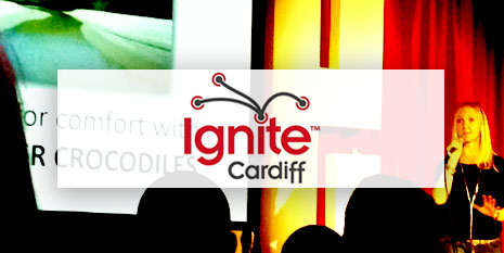 Michelle at Ignite Cardiff #19